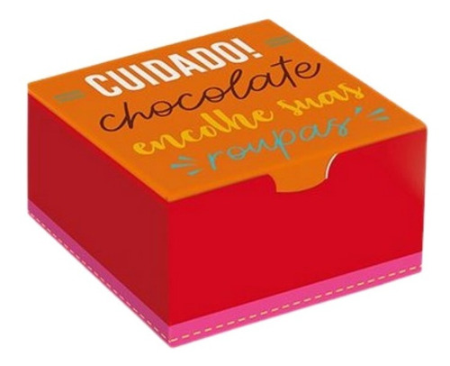 Imagem 3 de 4 de Kit 10 Caixas P/ 4 Brigadeiros Chocodelícia Cromus
