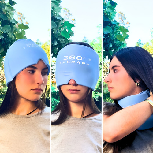 Compresa De Gel Tipo Gorro Para Alivio Migraña. 360º Therapy