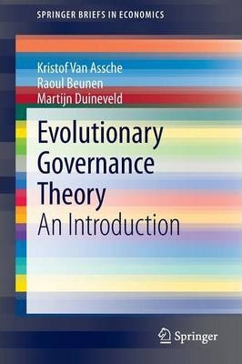 Libro Evolutionary Governance Theory - Kristof Van Assche