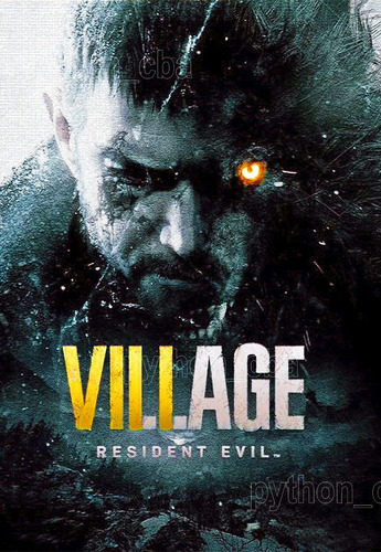 Pósters Resident Evil 8 Village - Juegos - 10 Modelos 120x85