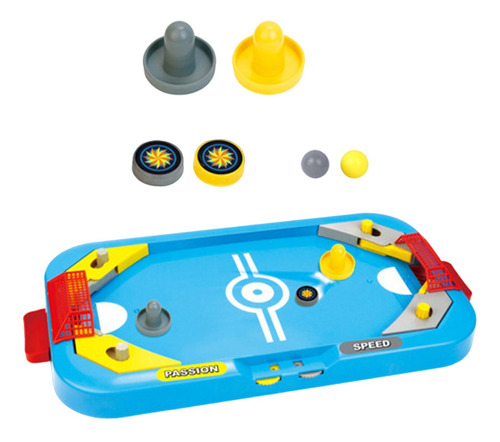 Mini Juego De Air Hockey Para 2 Jugadores, Juego Clásico De