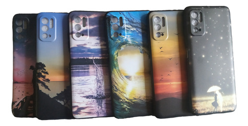 Funda Suave Redmi Note 10 5g / Poco M3 Pro + Mica Protectora