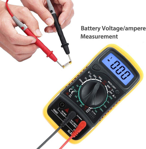 Imagen 4 de 8 de Tester Digital Compacto Con Luz A Bateria Premium Oferta Ax®