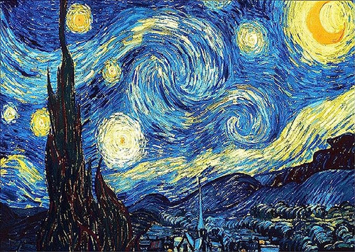 Niho Jiuma Van Gogh Kit Diamantes Noche Estrellada Arte Diam