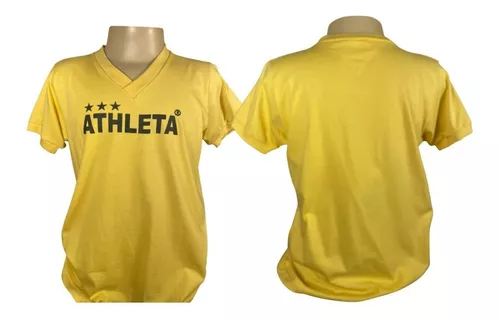Camisa Brasil Athleta Treino Década 1970 Retro Licenciada