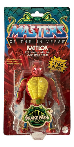 Rattlor Snake Men Motu Origins Retro Play Mattel Wave 11 (Usado)