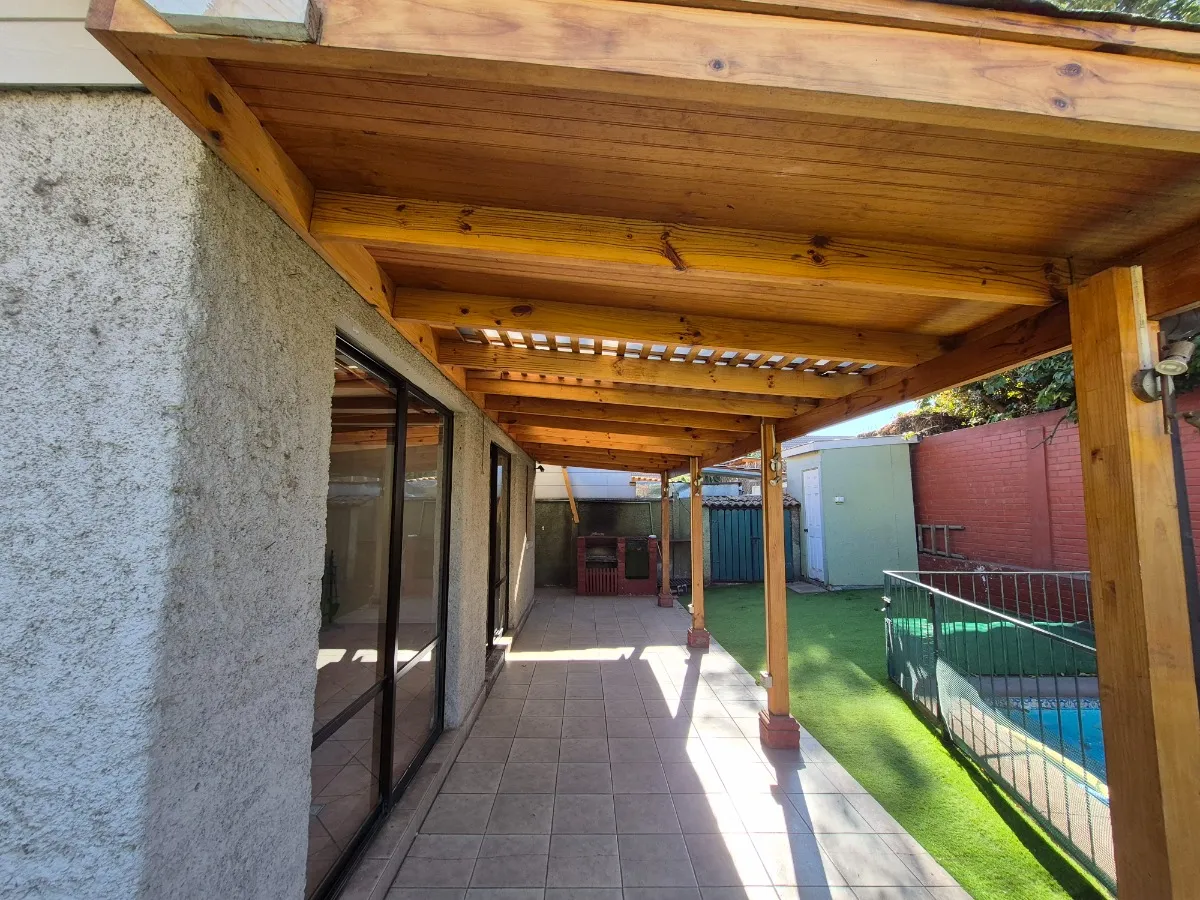 Imagen 3 de 26 de Casa Peñalolén 4d 3b Seguridad 24/7 Piscina Terraza Office