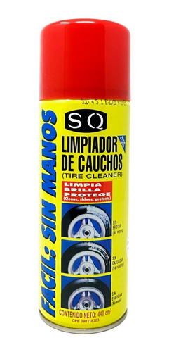 Limpia Cauchos Sq Limpiador Espuma Spray 440ml