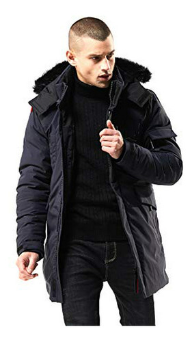 Ween Charm Chaqueta Parka Cálida Para Hombre Chaqueta Anorak