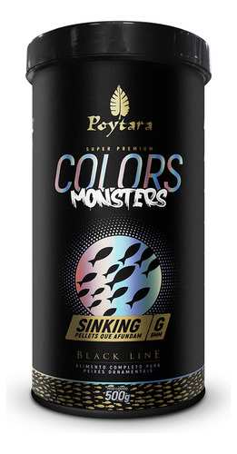 Poytara Colors Monsters Sinking G 9mm - Pote 500g