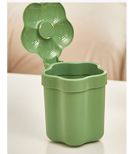 Cubierta De Plástico Para Papelera De Escritorio, Bonita Con