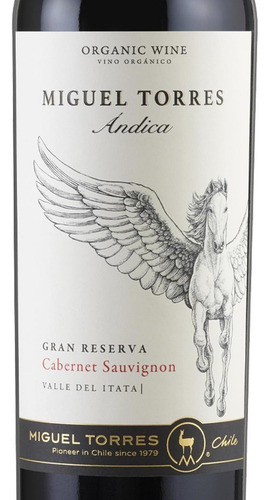 Pack De 12 Vino Tinto Andica Torres Órganico Cab-sauv 750 Ml