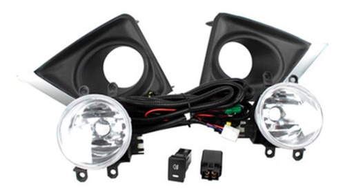 Kit Farol De Milha Corolla 2014-2017 Com Moldura Shocklight 