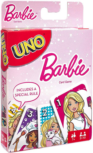 Juego Mattel Juegos De Tarjeta Del Uno De Barbie
