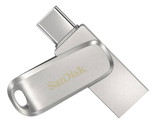 Memoria Usb Sandisk Ultra Dual Drive 128gb 3.2 Gen1 Plateado