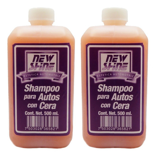 3 Shampoo Para Auto Con Cera Excelente Brillo 500ml