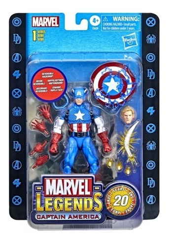 Figura Fan Marvel Legends 20 Aniversario Capitán America