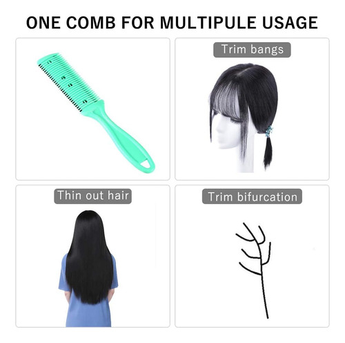 Hair Razor Comb, Split End Trimmer, Dual Sides Beauty S...