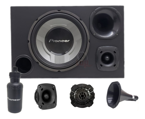 Caixa Trio Pioneer Cara Preta+tuita Tuite Jbl Selenium 610w
