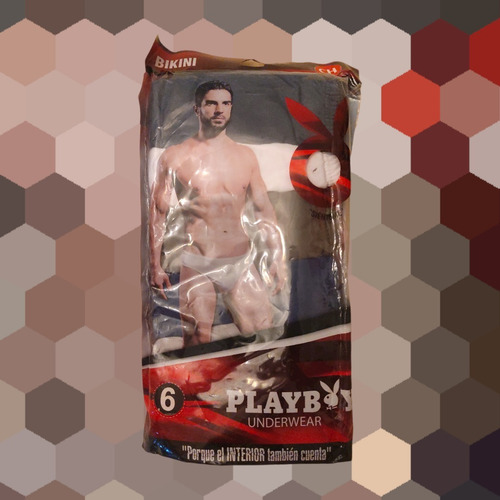 Bikini Playboy Para Caballero Paquete De 6 Piezas!!!