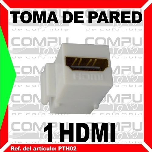 Imagen 5 de 6 de Faceplate 1 Puerto Hd Ref: Pth02 Computoys Sas