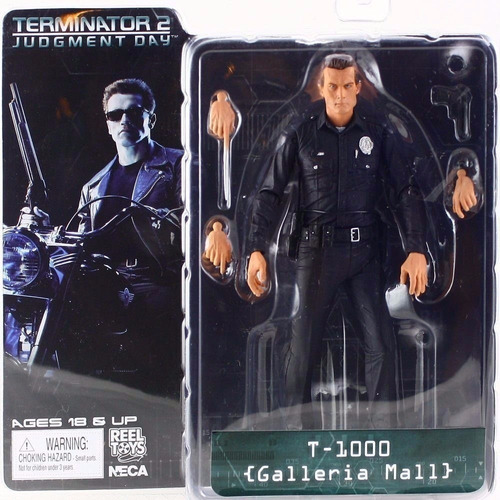 Muñeco Terminator 2 Policia,original Neca,envio Gratis Caba