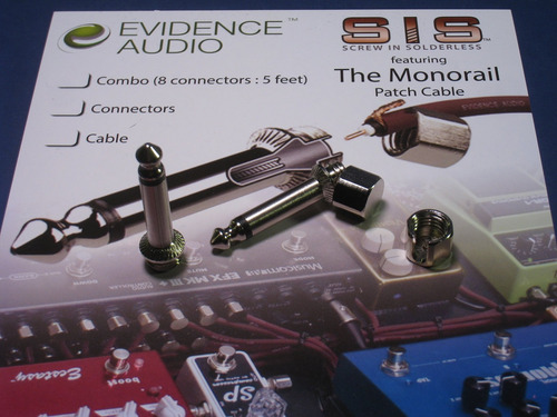 Evidence Audio Geistnote Monorail Borgoña Cable Sis Kit 10