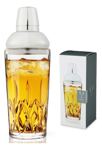 Viski Admiral Cocktail Shaker - Vaso De Cristal Cortado Con