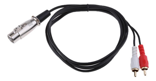 // Cable De Divisor Xlr Y Xlr A 2 Cable Adaptador Estéreo