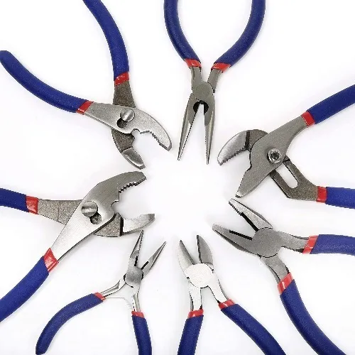Juego De 7 Pinzas Workpro