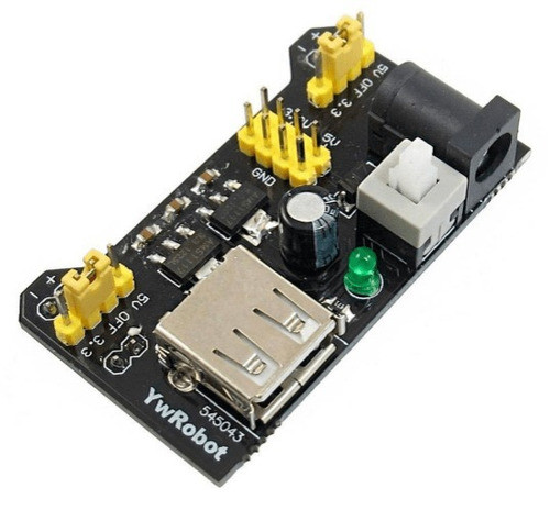 Protoboard 830 Puntos + Fuente 5v 3.3v + 65 Cables M - M