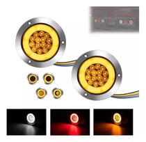 Comprar 2pzs Plafones 14 Led Redondo Aro Plasma Gel 4 Funciones 24v