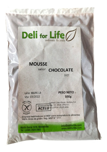 Mouse De Chocolate Dietetica Sin Gluten