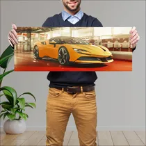 Comprar Cuadro 30x80cm Auto 2020 Ferrari Sf90 Stradale 9 754