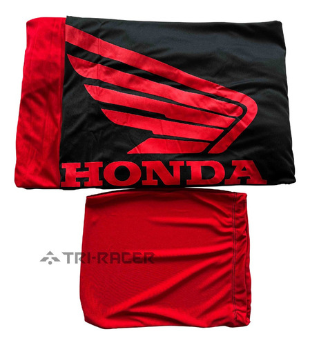 Capa Para Moto Honda Cbr 600rr Cbr 600f Cb 600 Hornet Tam.m Cor Preto E Vermelho