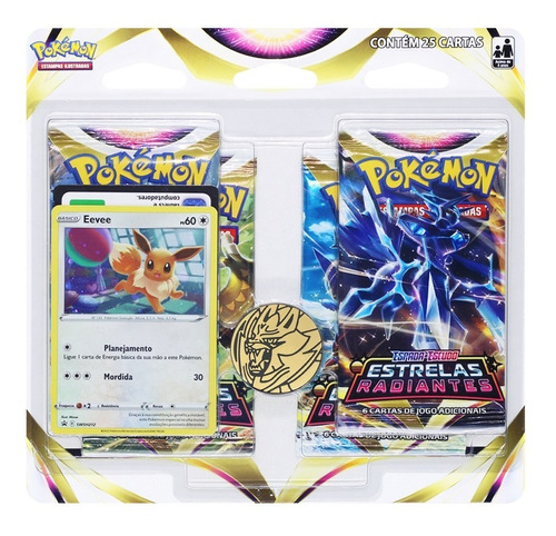 Blister Quadruplo Pokemon Espada E Escudo Estrelas Radiantes