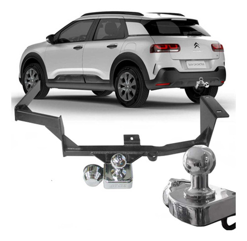 Engate Rabicho Citroen C4 Cactus Atos Reboque Tração 500 Kg