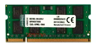 Memoria RAM ValueRAM color verde 2GB 1 Kingston KVR800D2S6/2G