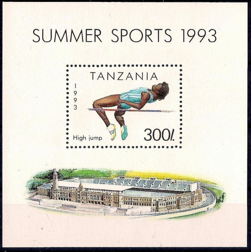 Estampillas Tanzania 1993 - Deportes Practicados En Tanzania