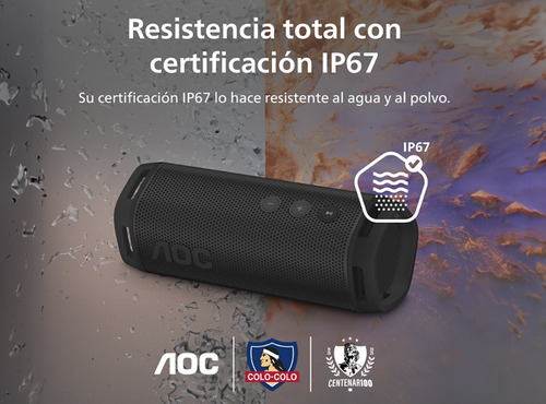 Parlante Bluetooth Aoc O1 45w - Ediciones Limitada As600