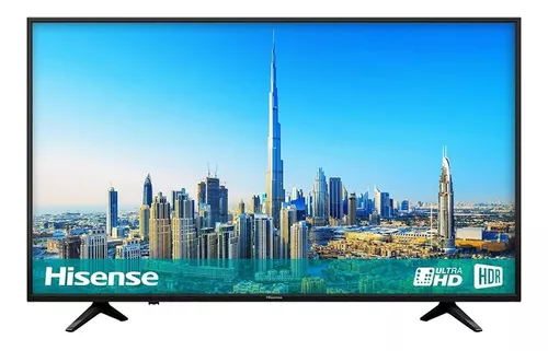 Pantalla Smart TV Hisense LED de 50 pulgadas 4K/UHD 50R6E con Roku TV