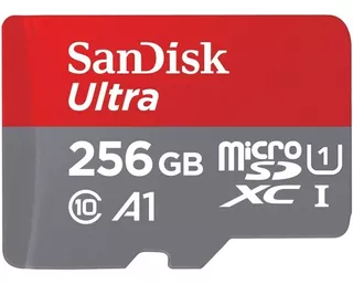 Sandisk Memoria Micro Sd Ultra A1 256 Gb 100mbps Profesional