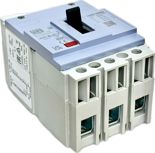 Disjuntor Caixa Moldada 3p Weg Dwb160n100 100a 11339704 Novo