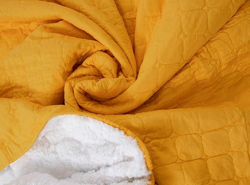 Quilt Cubrecama 1,5 Plazas Sherpa Da Vinci Térmico