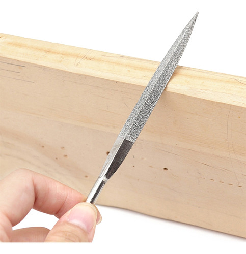 (a) Juego De Limas De Diamante Con Mango De Plástico, Metal