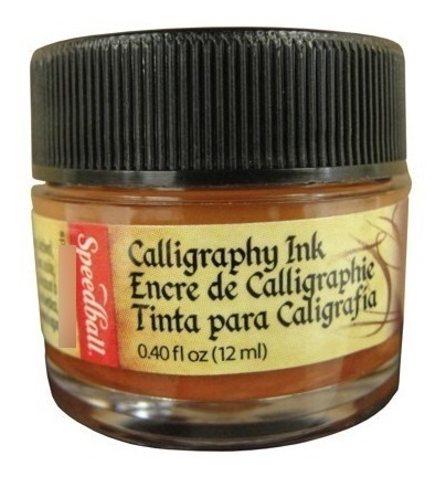 Tinta Nankin Caligrafia 12ml Speedball Terra Siena *frete+ba