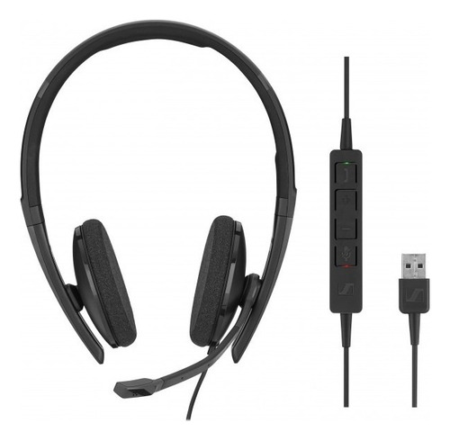Auriculares Sennheiser SC 160 USB - Color Negro