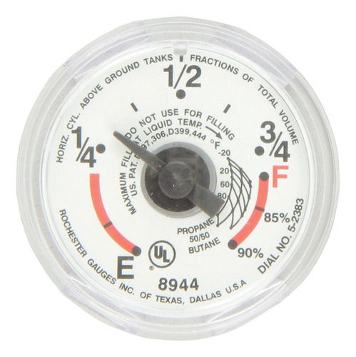 G12653 Lp Gas Tank - Snap-on Dial Gauge