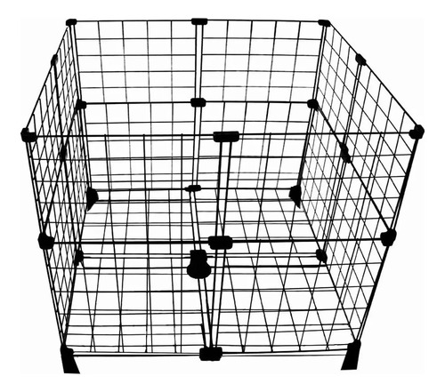 Cercado Porquinho Da Índia Aramado Com Fundo E Pés 60x60x60