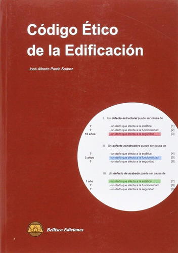 Codigo Etico De La Edificacion, De Pardo Suárez, José Alberto. Editorial Bellisco Ediciones (nuria Bellisco García), Tapa Blanda En Español